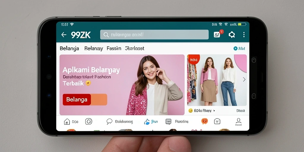 Tampilan antarmuka aplikasi 99ZK yang modern dan menarik.