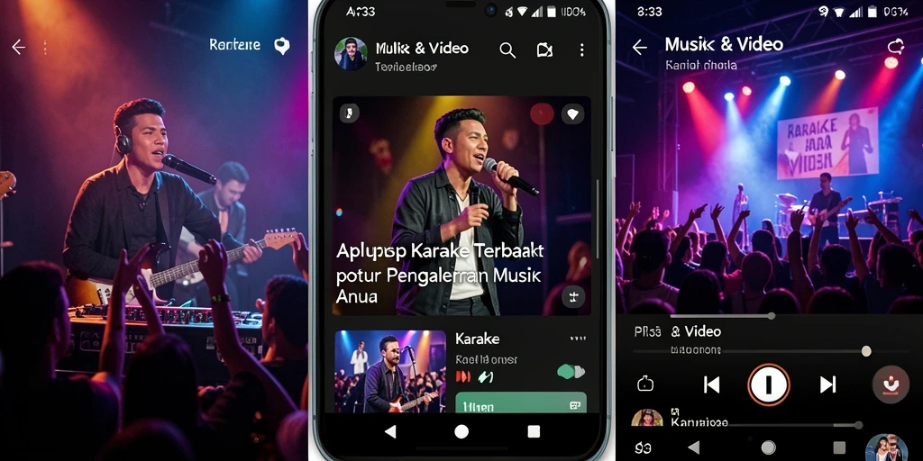 Tampilan antarmuka API33 yang sederhana dan intuitif untuk karaoke.