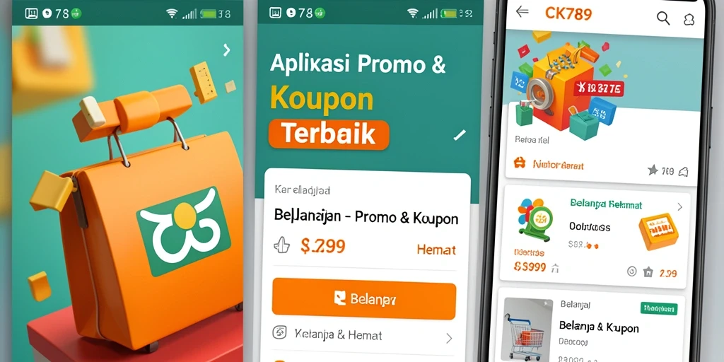 Tampilan antarmuka CK789 yang memudahkan pengguna menemukan promo.