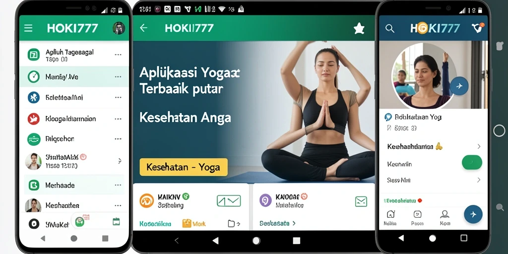 Tampilan antarmuka aplikasi Yoga HOKI777 yang modern dan mudah digunakan.