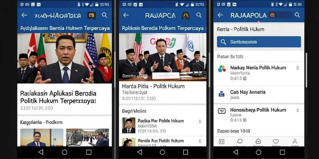 Antarmuka aplikasi RAJAPOLA yang menarik dan informatif.